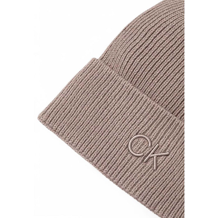 Calvin Klein Beige Organic Cotton Hat