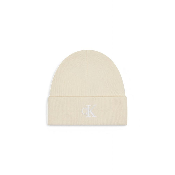 Calvin Klein Cream Recycled Polyester Hat