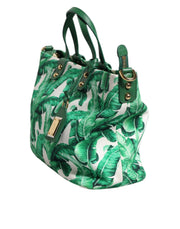 Dolce & Gabbana Green Canvas Botanical Garden Women Tote Bag