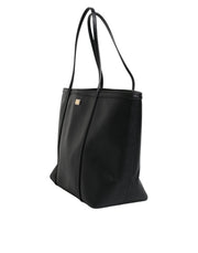 Dolce & Gabbana Black Leather Miss Escape Shopping Tote Bag