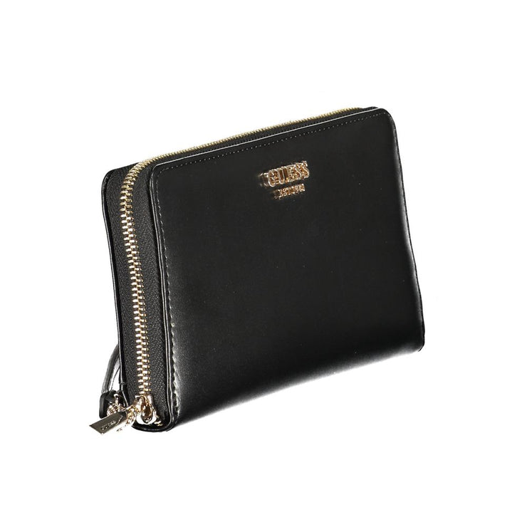 Guess Jeans Black Polyethylene Wallet