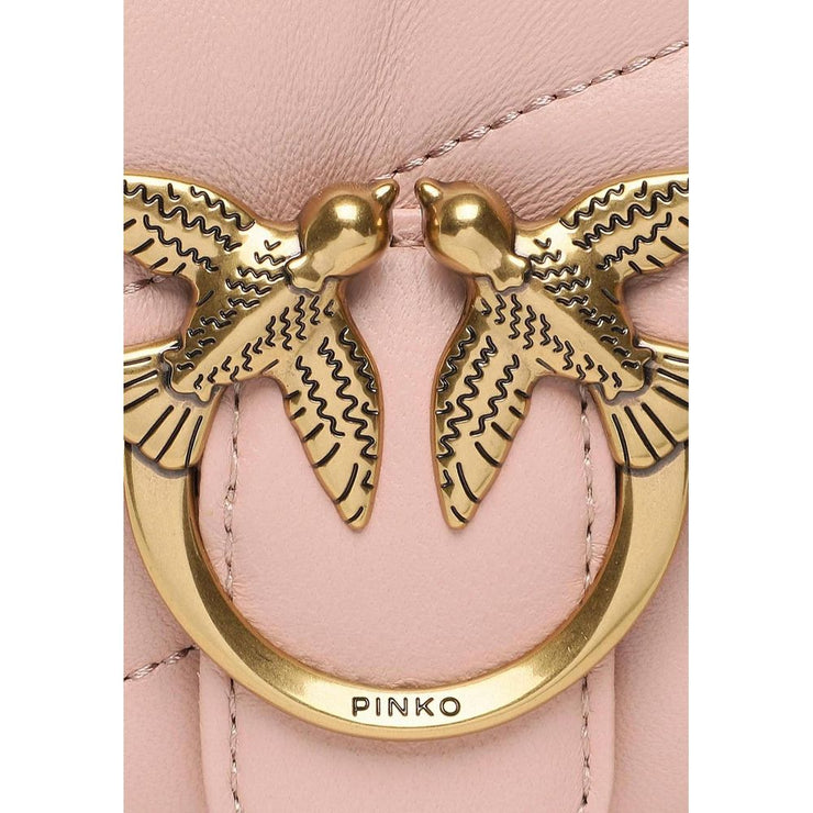 PINKO Pink Leather Handbag