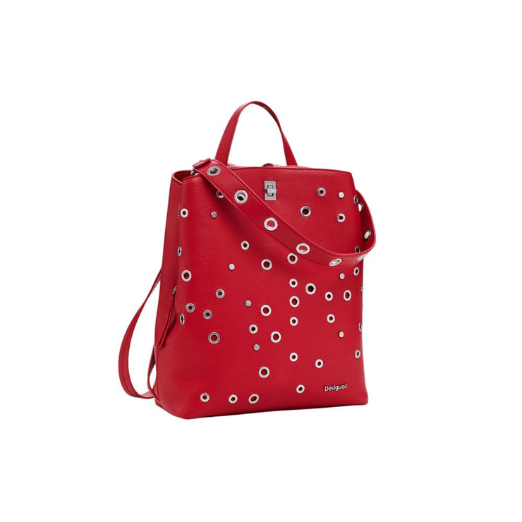 Desigual Red Polyethylene Backpack