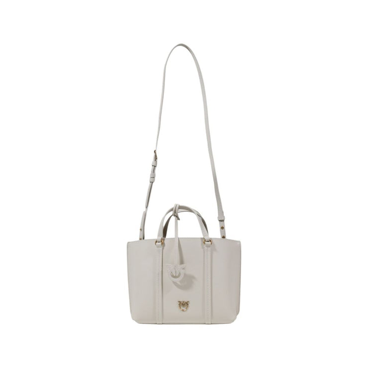 PINKO White Leather Handbag