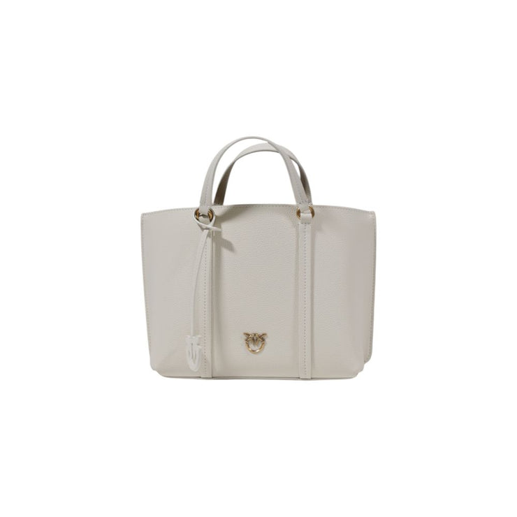 PINKO White Leather Handbag