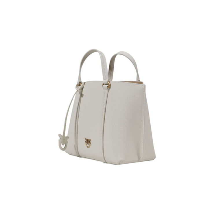 PINKO White Leather Handbag