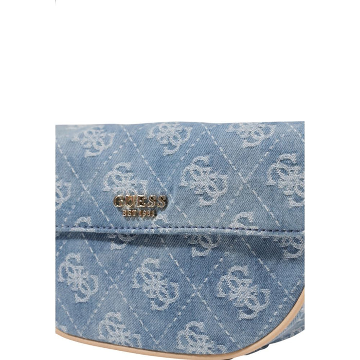 Guess Blue Cotton Handbag