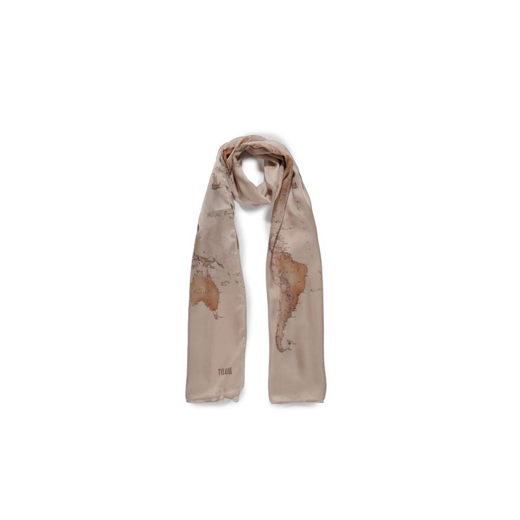 Alviero Martini Prima Classe Pink Polyester Scarf