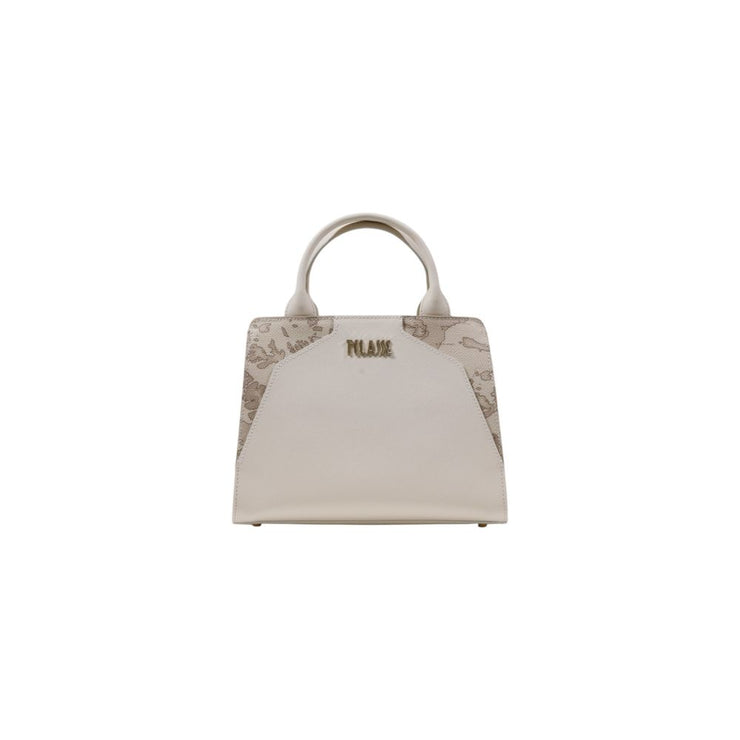 Alviero Martini Prima Classe Cream Pvc Handbag