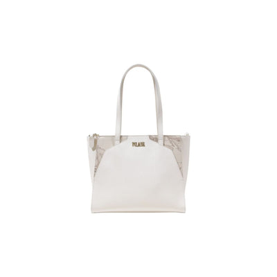 Alviero Martini Prima Classe Cream Pvc Handbag