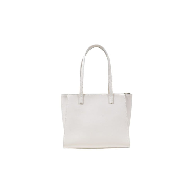 Alviero Martini Prima Classe Cream Pvc Handbag