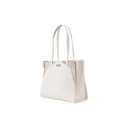 Alviero Martini Prima Classe Cream Pvc Handbag