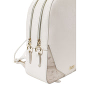 Alviero Martini Prima Classe Cream Pvc Backpack