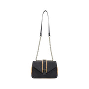 Alviero Martini Prima Classe Black Cotton Handbag