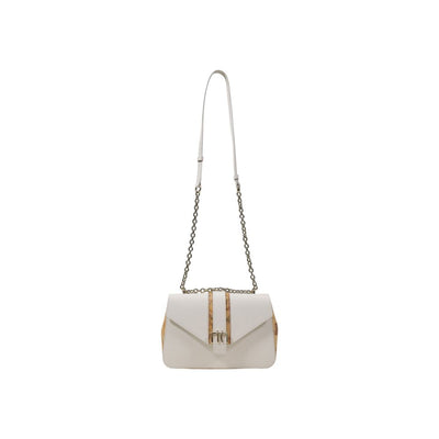 Alviero Martini Prima Classe Cream Cotton Handbag