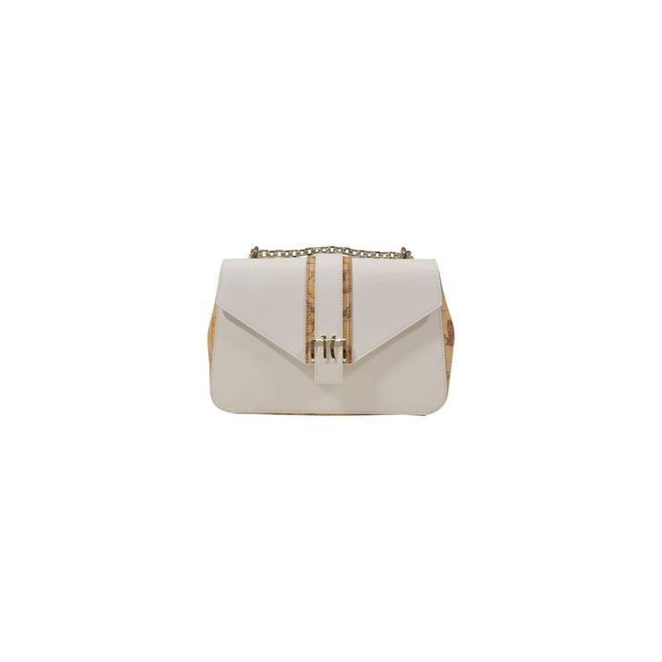 Alviero Martini Prima Classe Cream Cotton Handbag