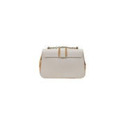 Alviero Martini Prima Classe Cream Cotton Handbag