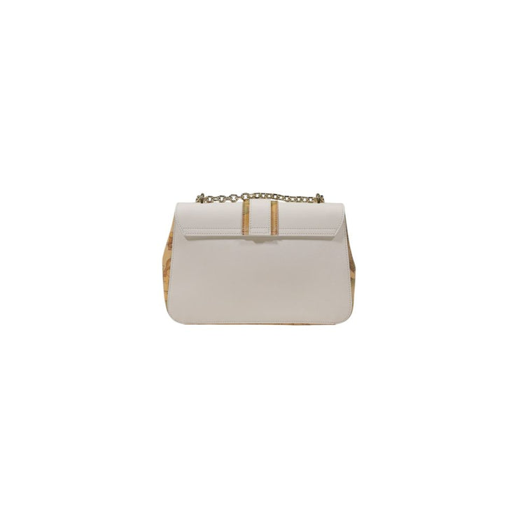 Alviero Martini Prima Classe Cream Cotton Handbag