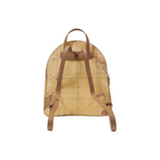 Alviero Martini Prima Classe Beige Cotton Backpack