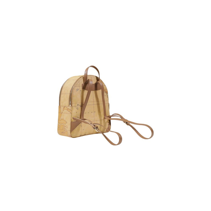 Alviero Martini Prima Classe Beige Cotton Backpack