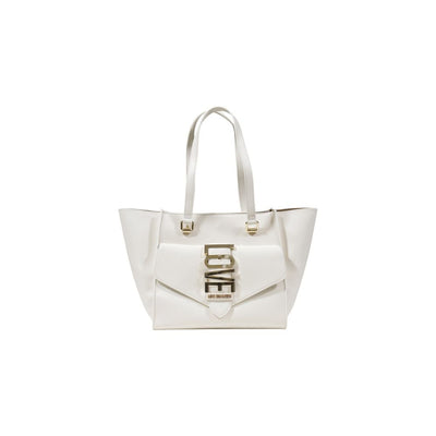 Love Moschino Beige Polyethylene Handbag