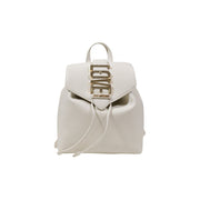 Love Moschino Beige Polyethylene Backpack