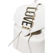 Love Moschino Beige Polyethylene Backpack