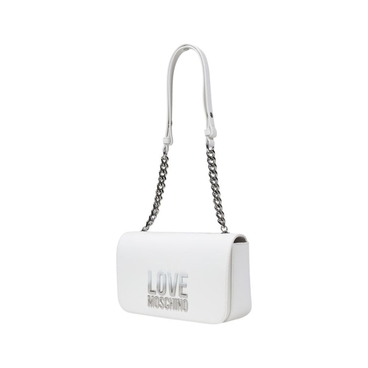 Love Moschino White Polyethylene Handbag