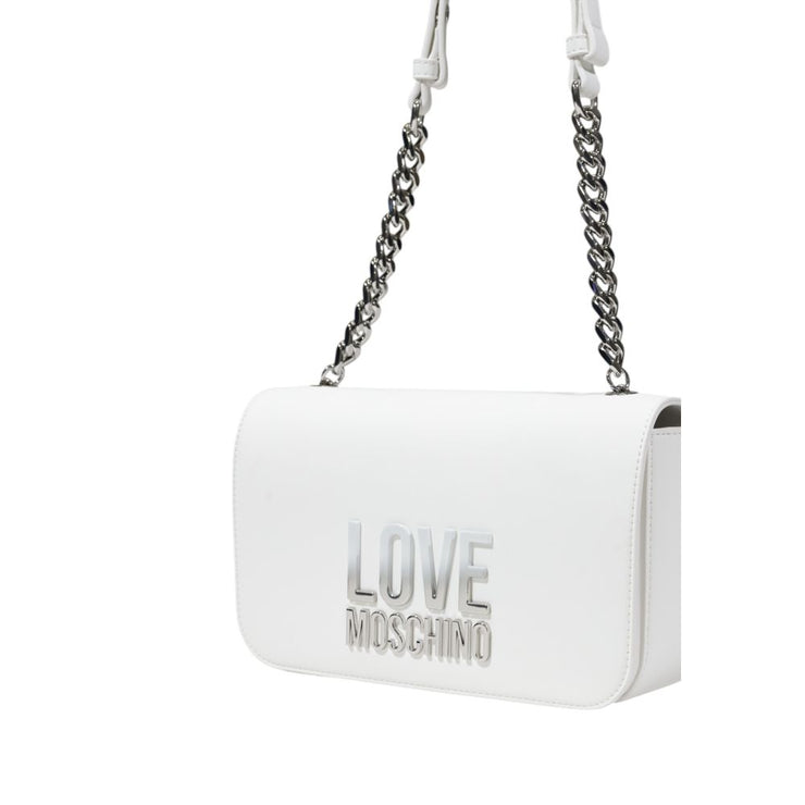 Love Moschino White Polyethylene Handbag