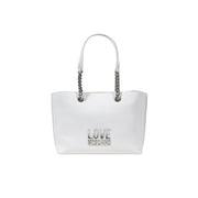 Love Moschino White Polyethylene Handbag