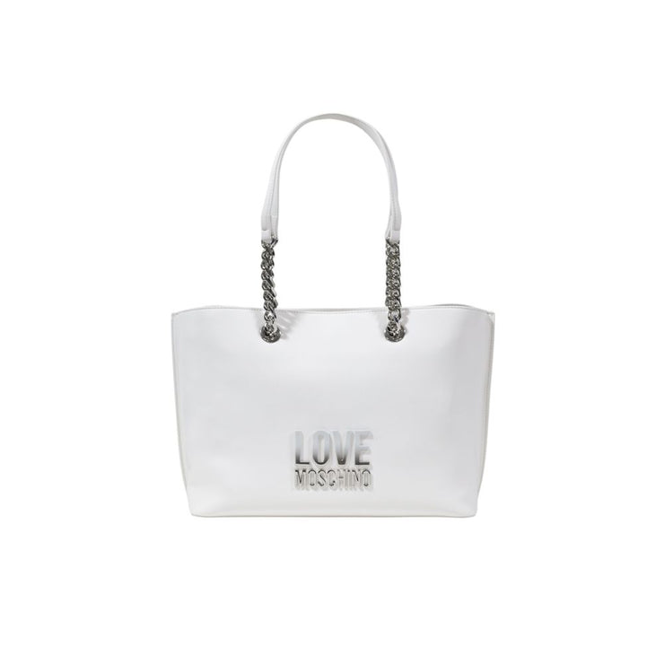 Love Moschino White Polyethylene Handbag