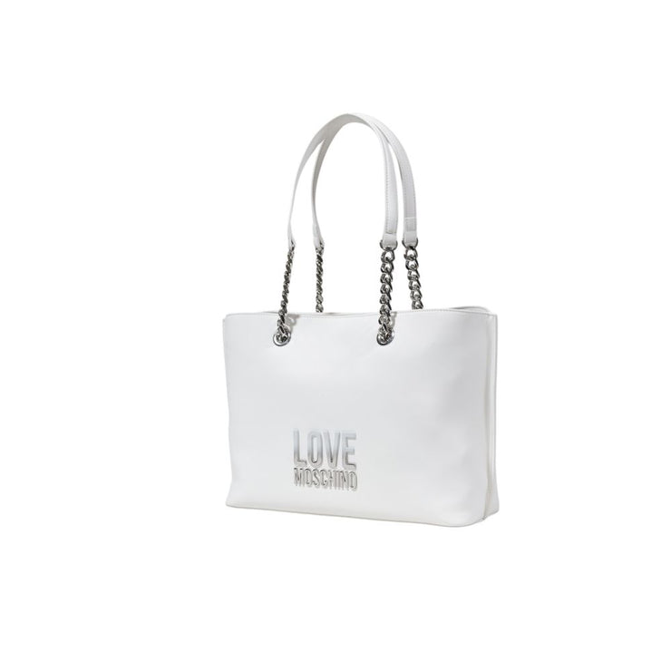 Love Moschino White Polyethylene Handbag