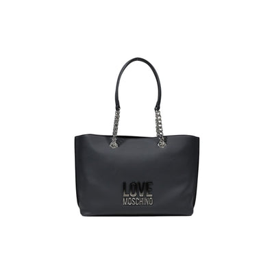 Love Moschino Gray Polyethylene Handbag