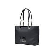 Love Moschino Gray Polyethylene Handbag