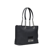 Love Moschino Gray Polyethylene Handbag