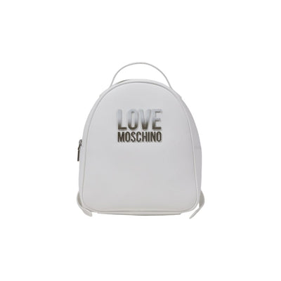 Love Moschino White Polyethylene Backpack