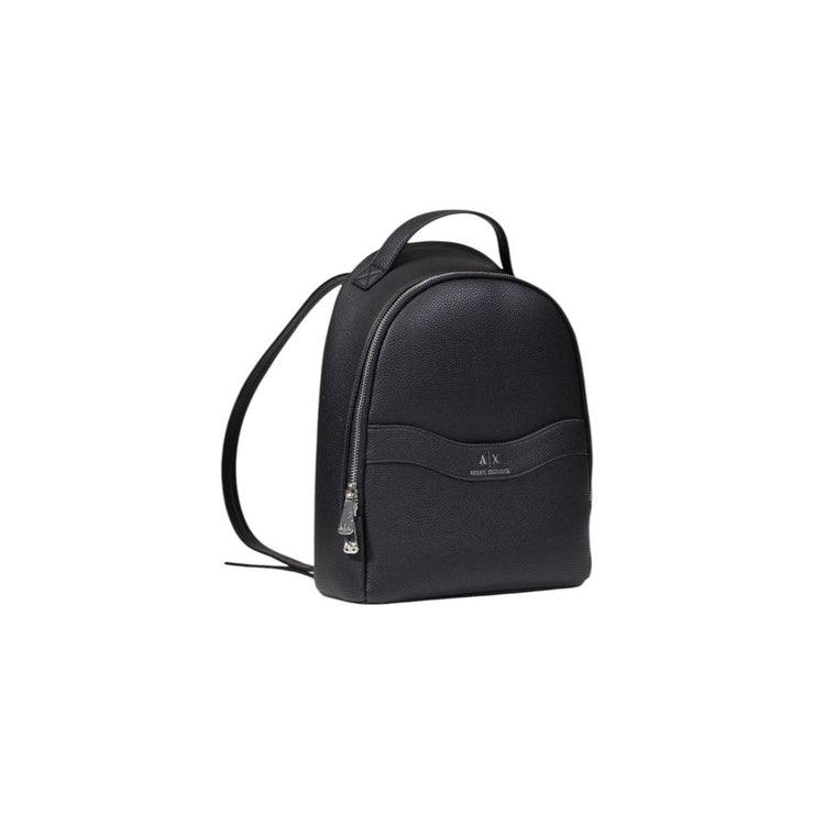 Armani Exchange Black Polyester Backpack