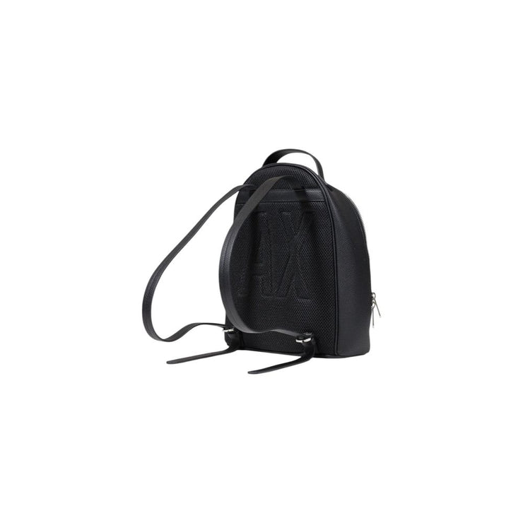 Armani Exchange Black Polyester Backpack