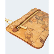 Alviero Martini Prima Classe Beige Cotton Leather Accessory