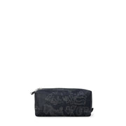 Alviero Martini Prima Classe Black Cotton Leather Accessory