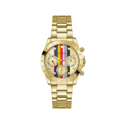 Guess Gold Stainless Steel Watch