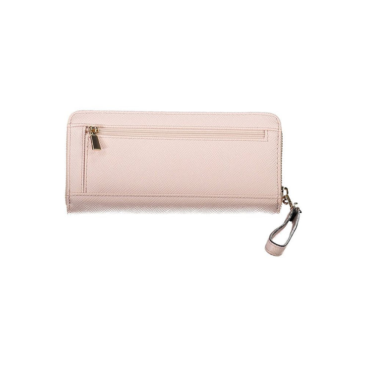 Guess Jeans Pink Polyethylene Women Wallet