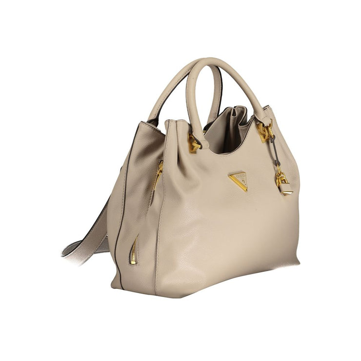 Guess Jeans Beige Polyethylene Handbag