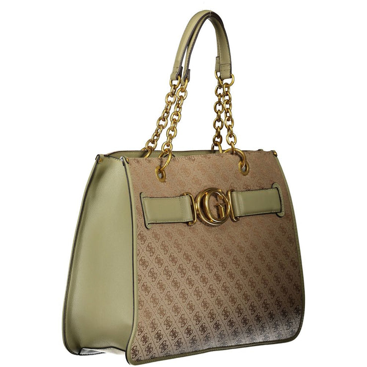 Guess Jeans Green Polyester Women Handbag