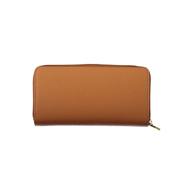 Calvin Klein Brown Polyester Women Wallet