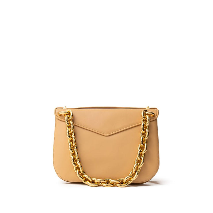 Bottega Veneta Beige Leather Shoulder Bag