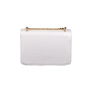 Egon Von Furstenberg White Synthetic Material Crossbody Bag