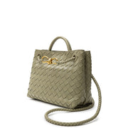 Bottega Veneta Green Leather Handbag