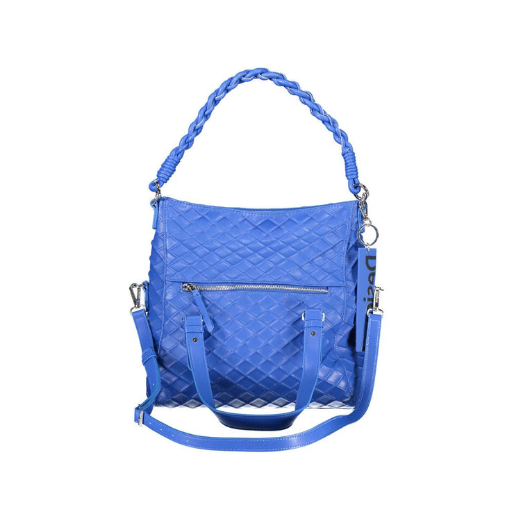 Desigual Blue Polyethylene Women Handbag