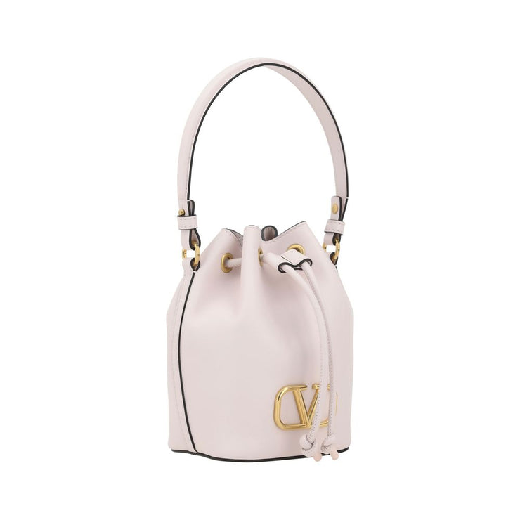 Valentino Garavani Mini Vlogo Drawstring Bucket Bag